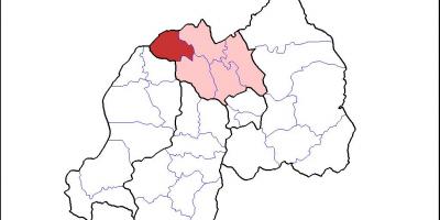 Kaart van musanze Rwanda