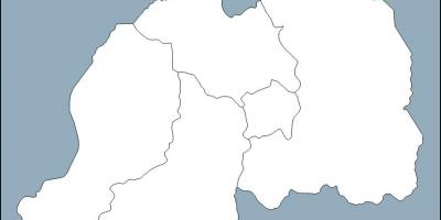 Rwanda kaart uiteensetting